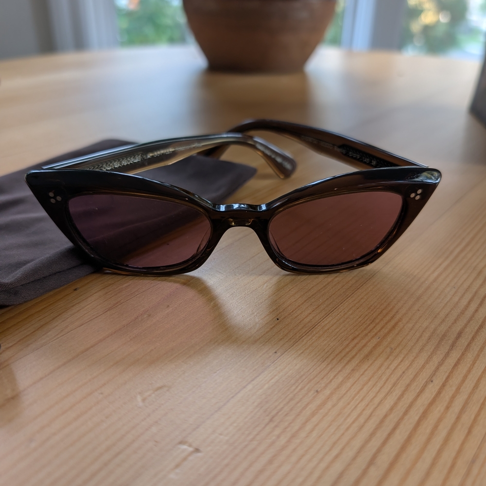 Oliver Peoples Blanka Stylish Brown Sunglasses